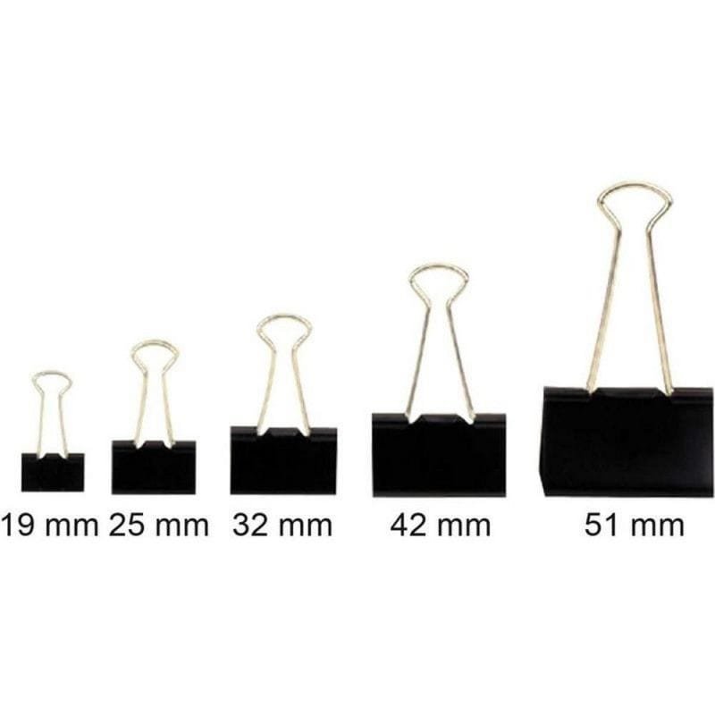 Prendedor de Papel Binder 19 a 51mm