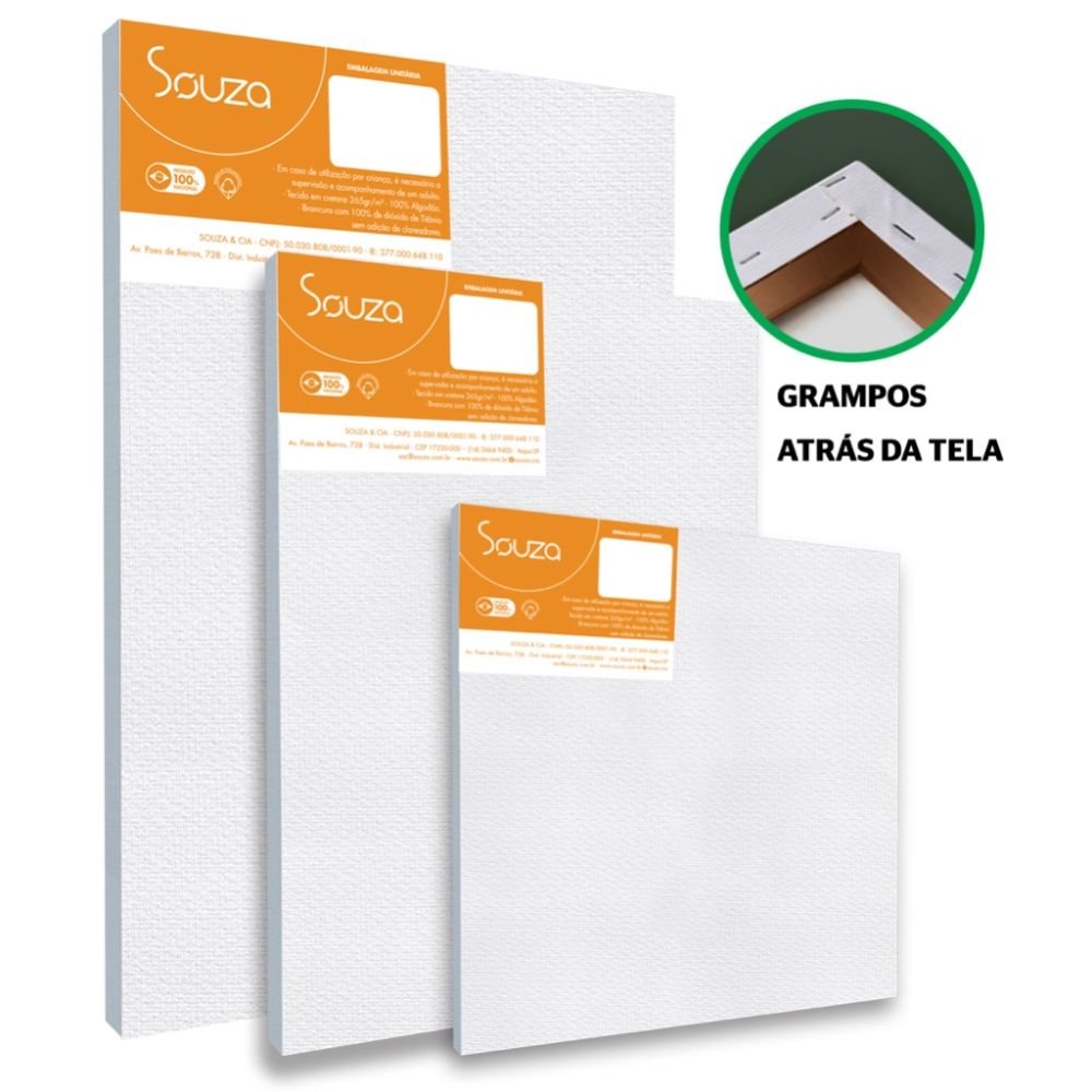 Tela para Pintura 100% Algodão (diversos tamanhos)